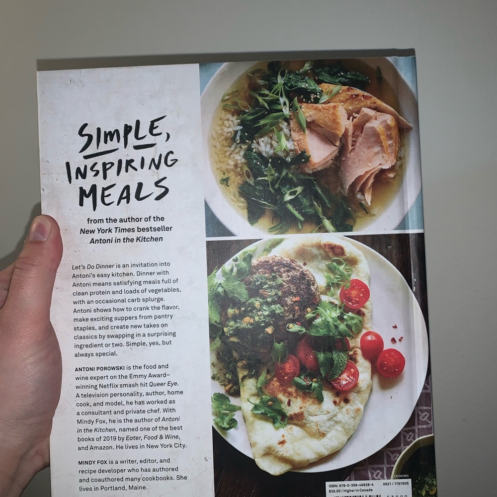 Signed Edition Antoni Porowski ‘Let's Do Dinner’ Cookbook Book - Picture 4 of 5
